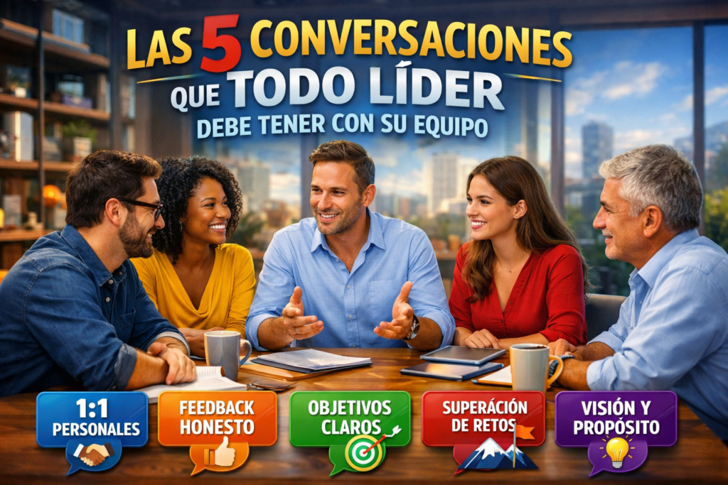 Las cinco conversaciones que todo líder debe tener con su equipo